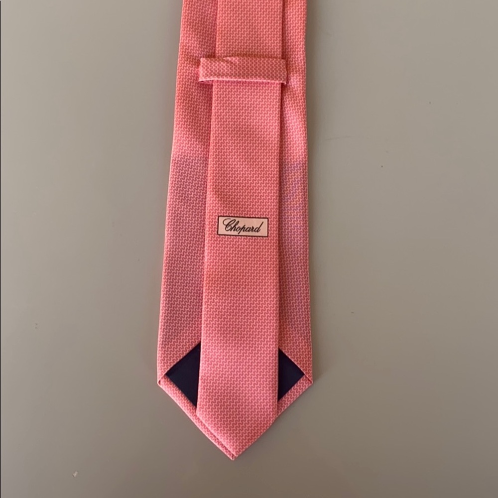 Pink Chopard Tie - Picture 2 of 4